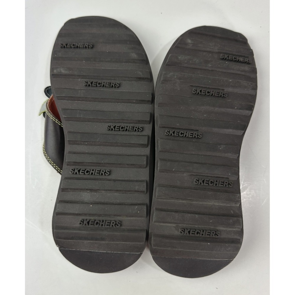 Skechers Y2K Style Flower Flip Flop Sandals Leather Size 9 Hippie Boho Festival - Picture 7 of 16